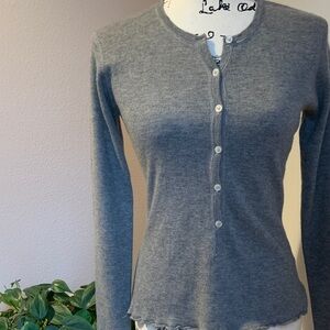 FTC cashmere Henley sweater